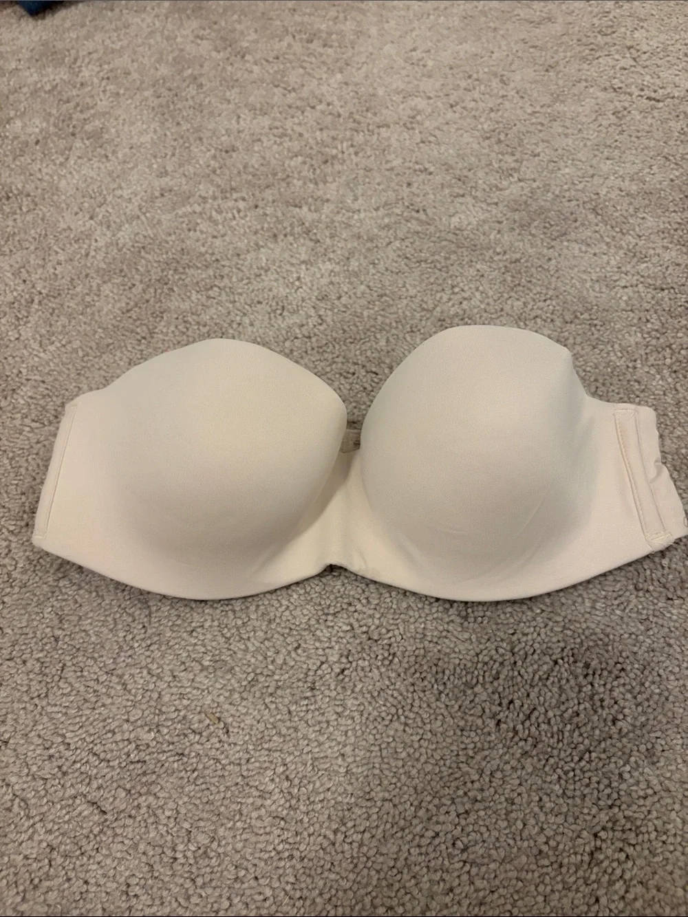 PINK Victoria's Secret Strapless Bandeau Bra - Nude